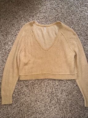 Free People cropped sweater